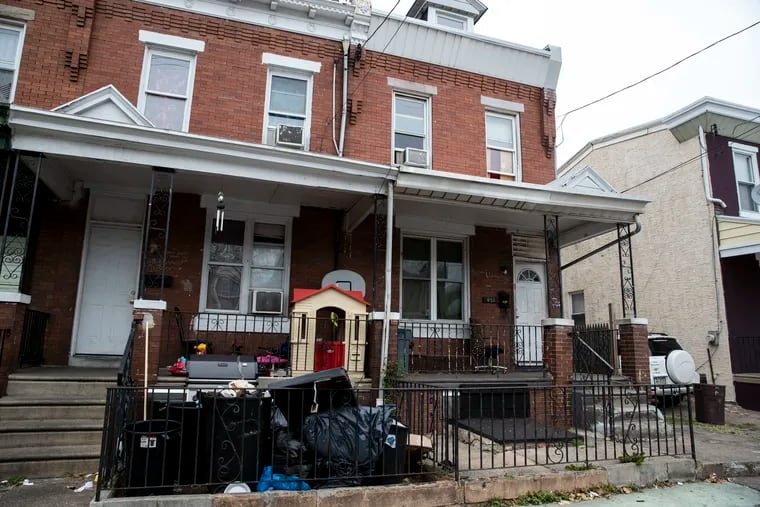 A home on the 5000 block of Ditman Street, where a 12-year-old boy was fatally shot overnight in the Frankford neighborhood of Philadelphia, Pa., on Sunday, November 22, 2020.