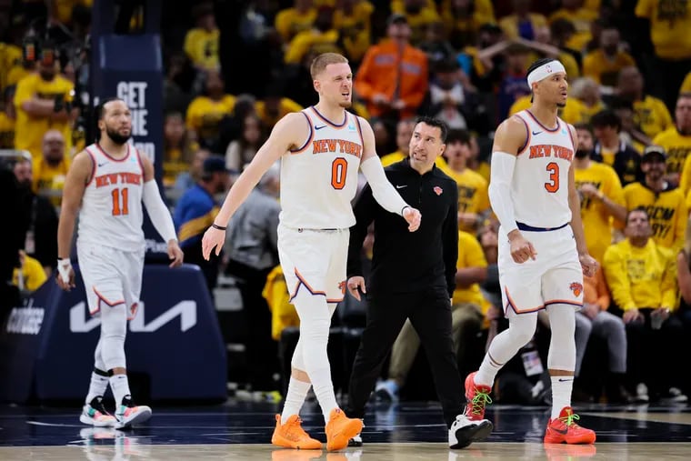Jalen Brunson, Donte DiVincenzo, and Josh Hart will all need to be exceptional in Game 5 for the Knicks to stand a chance at winning. (Photo by Andy Lyons/Getty Images)
