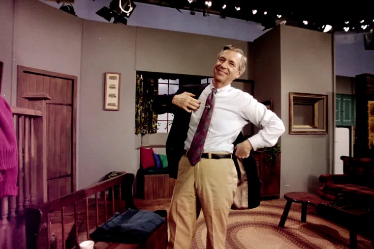 This June 8, 1993 file photo shows Fred Rogers between takes on the set of his television program Mr. Rogers' Neighborhood in Pittsburgh. Mr. Rogers was known for his acts of kindness. What kind things have you witnessed?