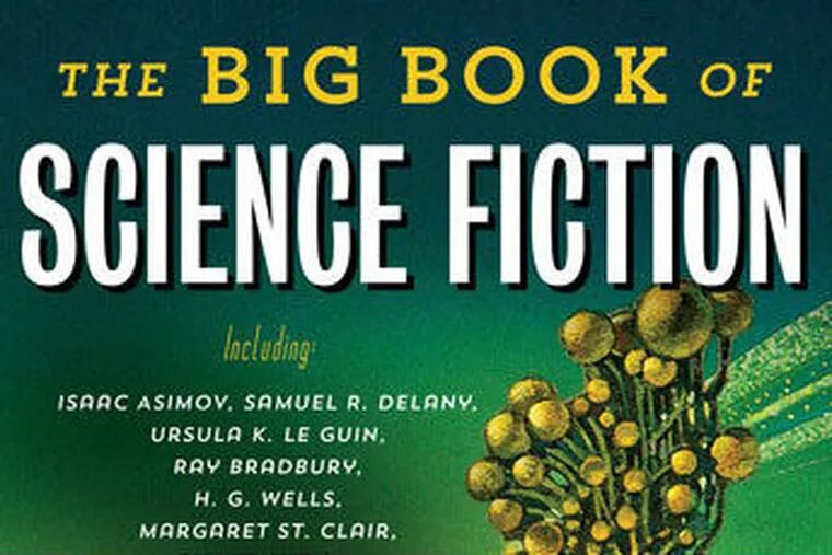 Detail from the jacket of "The Big Book of Science Fiction," edited by Ann and Jeff Vandermeer.