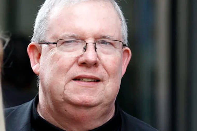 File: Msgr. William J. Lynn was sentenced to three to six years in prison. He is the first U.S. church official convicted of covering up child-sex abuse by priests. (Yong Kim / Staff Photographer)
