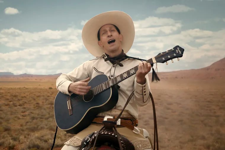 Tim Blake Nelson as Buster Scruggs in a scene from 'The Ballad of Buster Scruggs.'