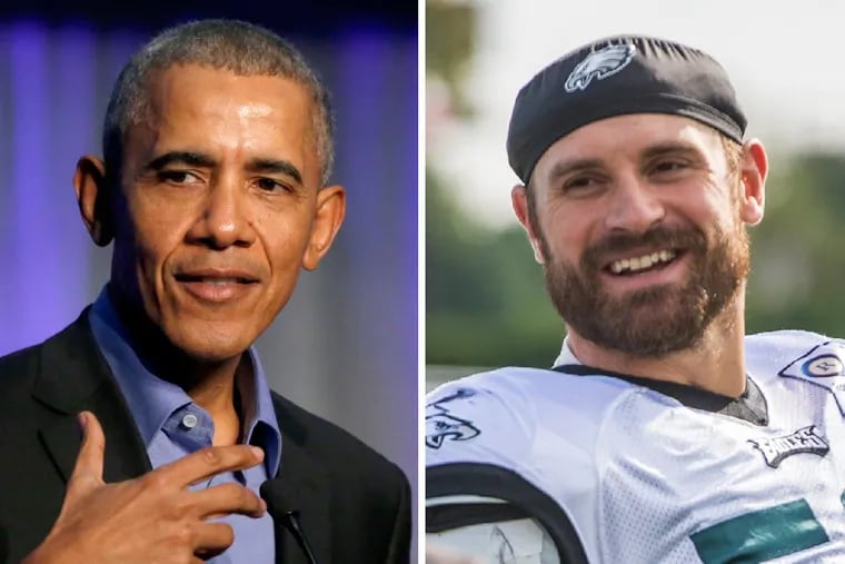 In a Friday tweet, former President Barack Obama commended Eagles defender Chris Long’s decision to donate all his game checks this season to charity.