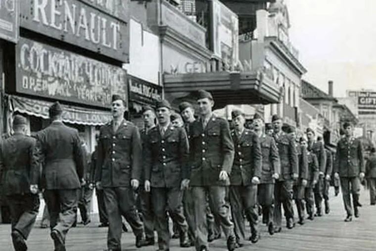 In 1942, the Pentagon turned Atlantic City into a huge military base populated by thousands of servicemen. (Staff file photo)