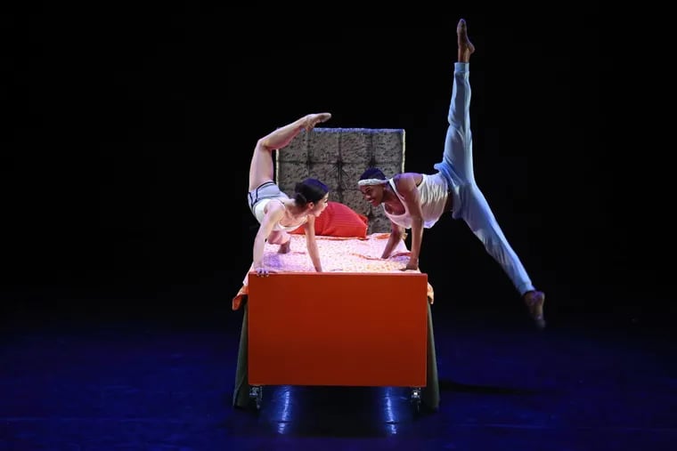 BalletX dancers Andrea Yorita, Roderick Phifer in Trey McIntyre's &quot;The Boogeyman&quot; at the Wilma Theater.