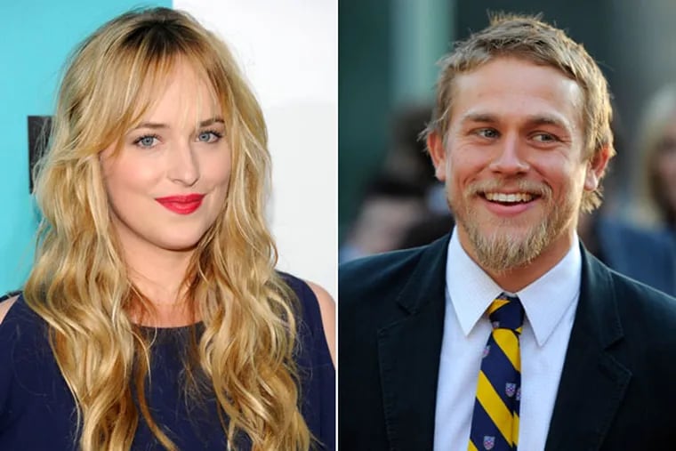 Focus Features and Universal Pictures announced Monday, Sept. 2, 2013 that Charlie Hunnam will play the 27-year-old billionaire Christian Grey in the big-screen adaptation of E L James’ “Fifty Shades of Grey”. Dakota Johnson will play the college student he captivates, Anastasia Steele. (AP Photo/Chris Pizzello, File)