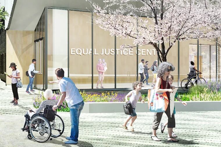 Rendering of the Equal Justice Center.