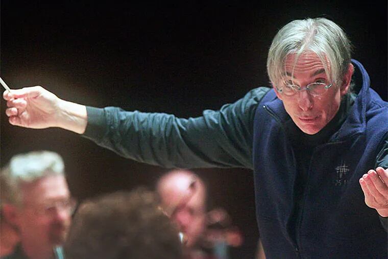 Michael Tilson Thomas, shown in 2011, is guest-conducting the Philadelphia Orchestra for Yannick N&#0233;zet-S&#0233;guin. On Thursday he was content to let the Berlioz &quot;Symphonie fantastique&quot; unfold within the narrow bounds of standard interpretation.  (AKIRA SUWA / Staff Photographer)