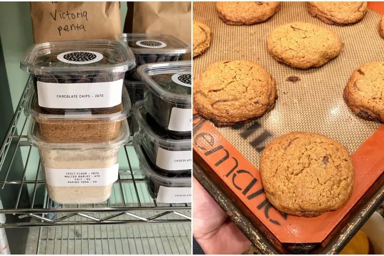 The smoked malt chocolate chip cookie kit from the Lost Bread Co. includes all the dry ingredients necessary to make a batch of 24.