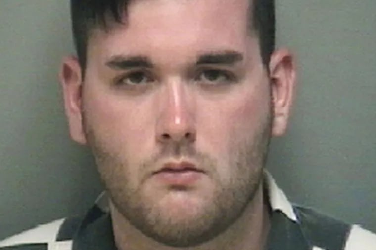 This undated file photo provided by the Albemarle-Charlottesville Regional Jail shows James Alex Fields Jr. Fields, convicted of first-degree murder for driving his car into counterprotesters at a white nationalist rally in Virginia. Fields was sentenced to life in prison by a jury Tuesday.