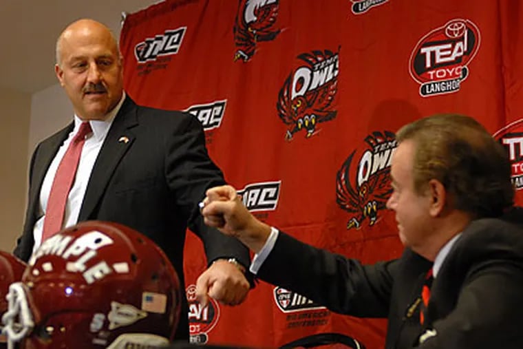 Temple athletic director Bill Bradshaw said playing in a bowl is not for "a financial sort of motivation." (Tom Gralish/Staff file photo)