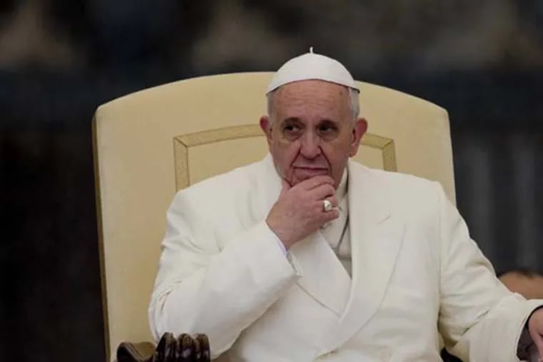 Pope Francis. (AP Photo/Alessandra Tarantino)