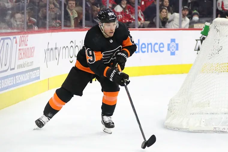 Flyers right wing Cam Atkinson will be an assistant captain on Friday against the Ottawa Senators in captain Claude Giroux's absence.