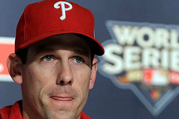 "I thought that I was going to spend the rest of my career [with the Phillies]," Cliff Lee said. (AP Photo/Matt Slocum, File)