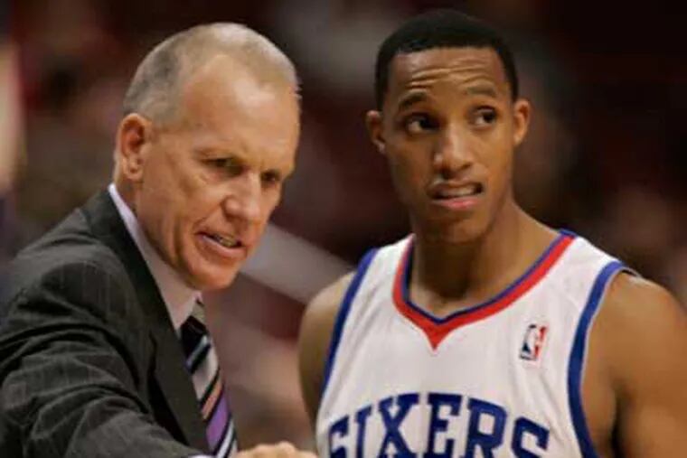 "We come in and we get things going," Sixers guard Evan Turner said of the team's bench. (Matt York/AP file photo)