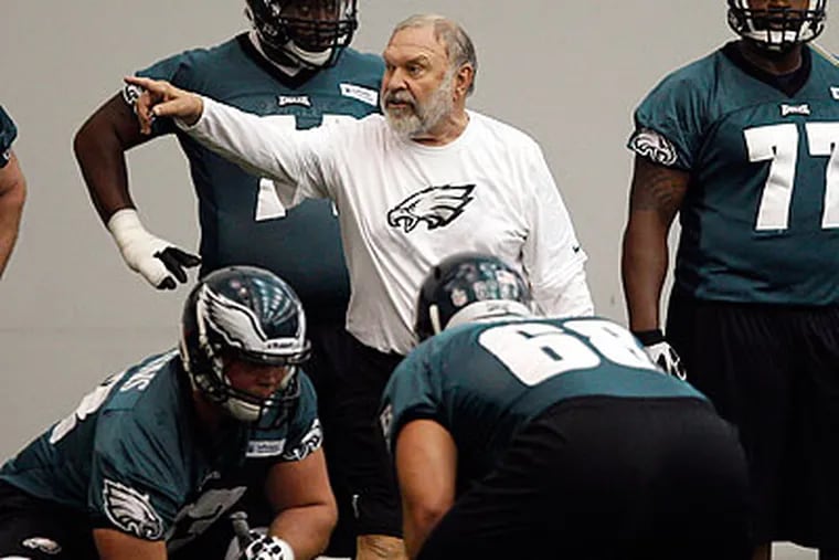 Howard Mudd coached the Eagles offensive line for just two years, but he left an indelible mark.