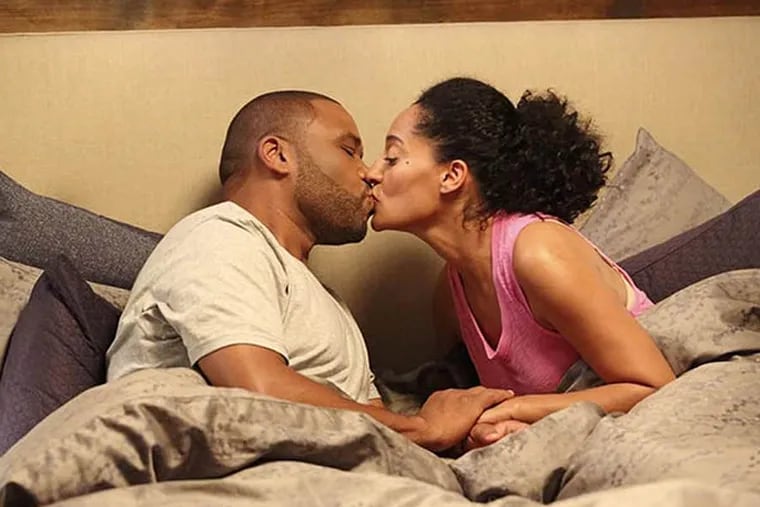 Andre "Dre" (Anthony Anderson) and Rainbow (Tracee Ellis Ross) Johnson in "Black-ish," a new comedy that premiers Wednesday, September 24 on ABC.  (ABC/Adam Taylor)