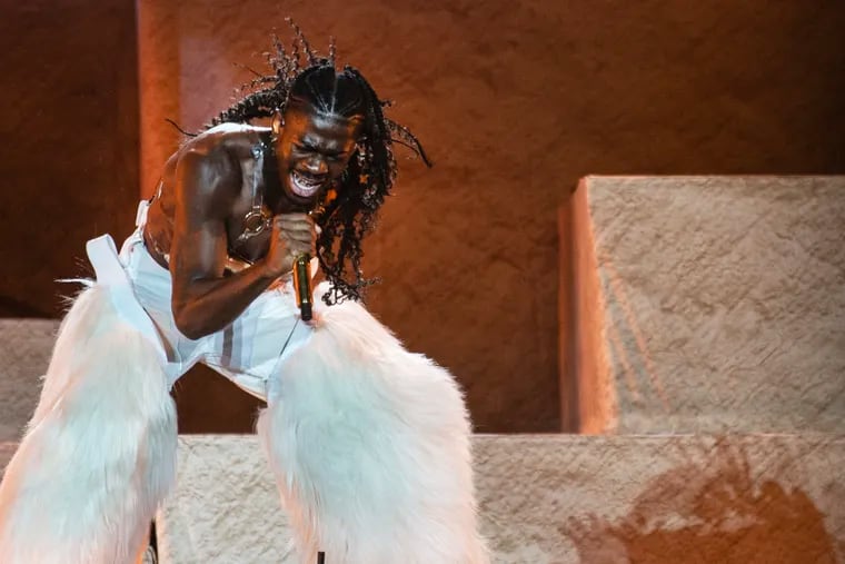 American Lil Nas X at the Roskilde Festival in June. Lil Nas X has returned with a new single called "J Christ."