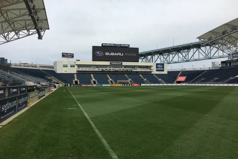 Major League Soccer has suspended the season, meaning the Union won't play at Subaru Park for a while.