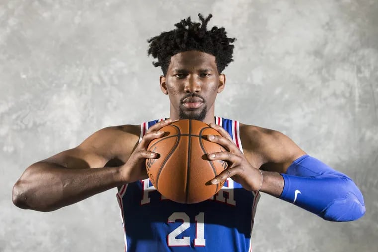 Joel Embiid is a big presence in the Sixers lineup.