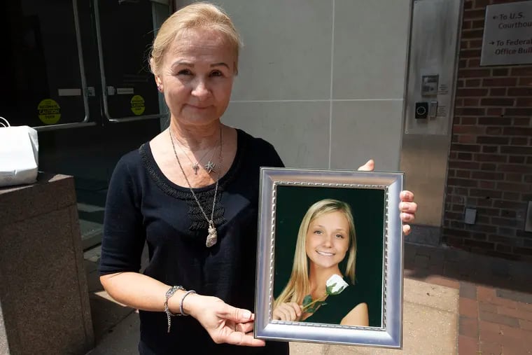 Margaret Werstler holds a portrait of her daughter, Jenny, who died five years ago of a heroin overdose on her 20th birthday. On May 29, Jenny's friend who was doing drugs with her that night was sentenced to 21 years in prison, convicted of causing her death.
