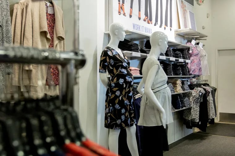 A display at Destination Maternity in Cherry Hill, N. J. on February 4, 2019. The company will likely close its stores and may live on in department stores.