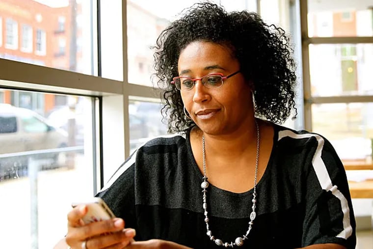 Kimberly Ellis, a scholar of American and Africana culture and an activist who is working on a book titled "The Bombastic Brilliance of Black Twitter."  (Emmai Alaquiva)