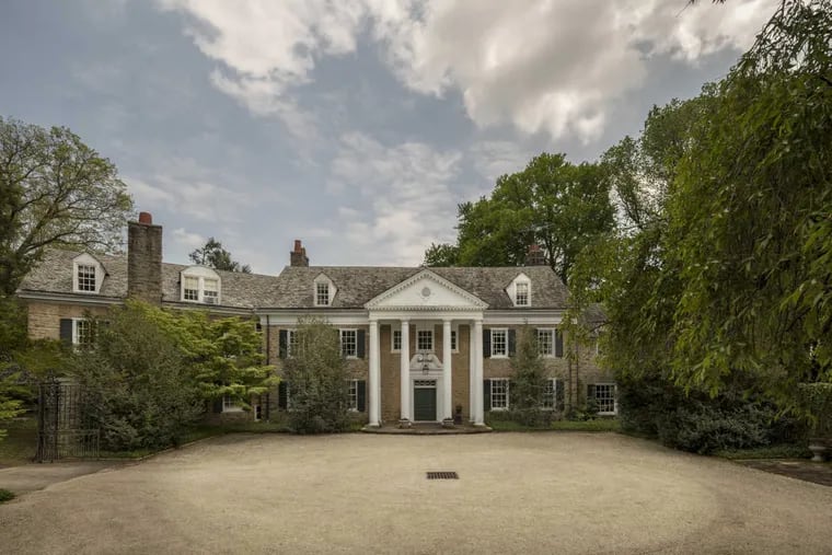 The 13-bedroom estate located at 650 Dodds Lane in Gladwyne has been on the market for about nine months, said real estate agent Patricia Royston.