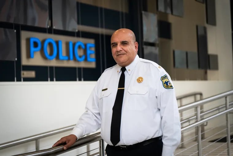 Deputy Commissioner Pedro Rosario, who is tasked with spearheading the improvement effort in Kensington, at police headquarters in Philadelphia, Thursday, January 18, 2024.