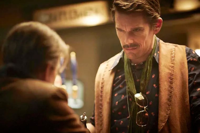 Ethan Hawke is The Barkeep in "Predestination" from Vertical Entertainment.