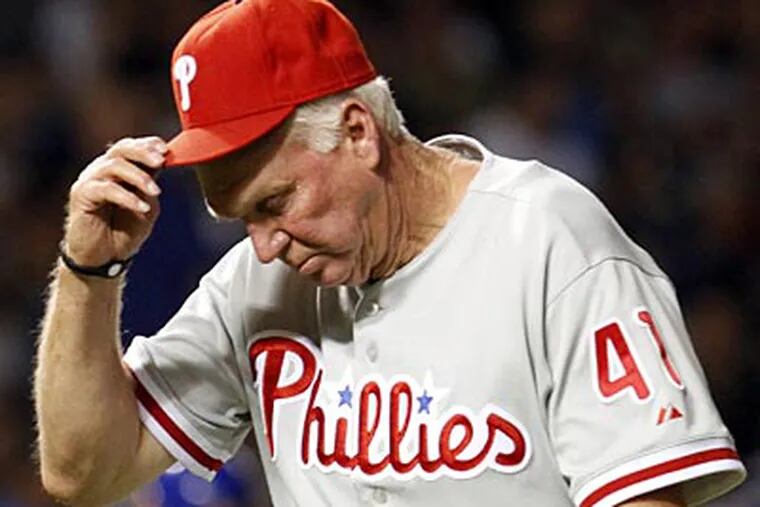 The Phillies are currently 5.5 games back in the NL East. (AP Photo / Nam Y. Huh)