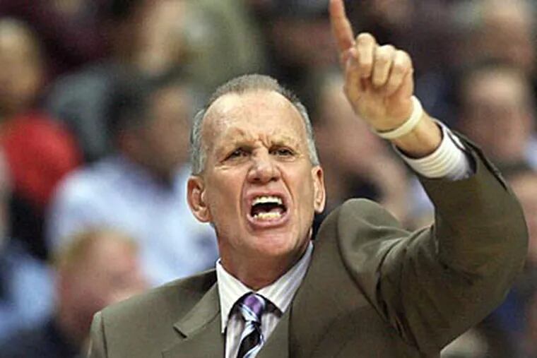 Doug Collins and the Sixers improved to 37-34 after Wednesday's win over the Hawks. (Yong Kim/Staff Photographer)