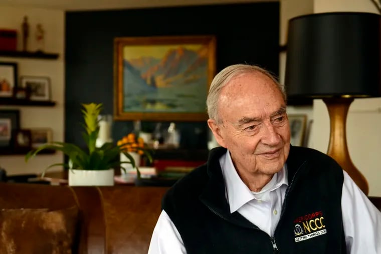 Harris Wofford at his Washington, D.C., home in 2013.   ( TOM GRALISH / Staff Photographer )