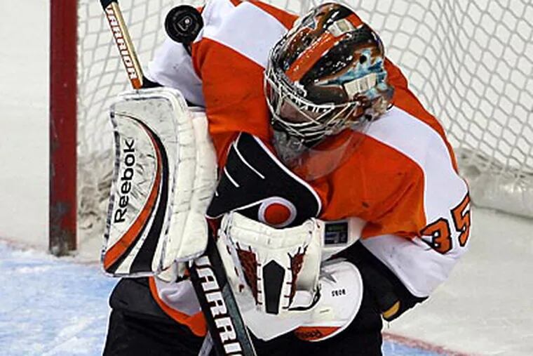 The Flyers snapped a four-game losing streak on Tuesday against the Oilers. (Yong Kim/Staff Photographer)