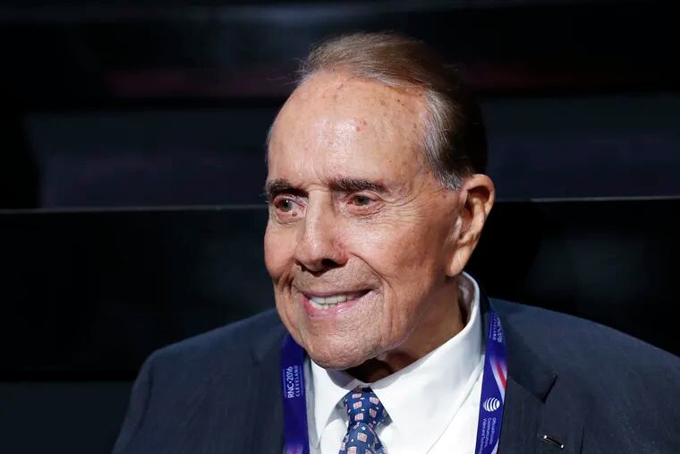 Bob Dole, shown in July 2016 at the Republican National Convention in Cleveland.