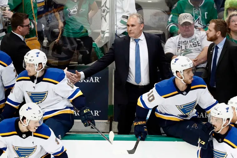 St. Louis Blues interim coach Craig Berube has his team in the conference finals.