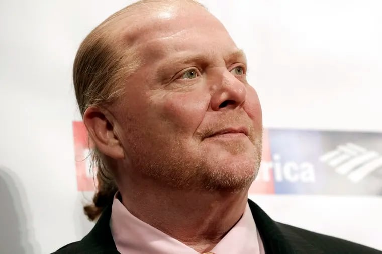 FILE - In this Wednesday, April 19, 2017, file photo, chef Mario Batali attends an awards event in New York. The Suffolk County District Attorney’s Office in Boston says Batali is scheduled to be arraigned Friday, May 24, 2019, on a charge of indecent assault and battery, in connection with an allegation that he forcibly kissed and groped a woman at a Boston restaurant in 2017. (Photo by Brent N. Clarke / Invision / AP, File)
