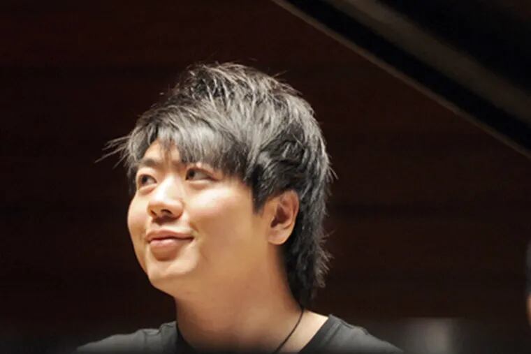 You won't hear the orchestra's part on Lang Lang's DVD.