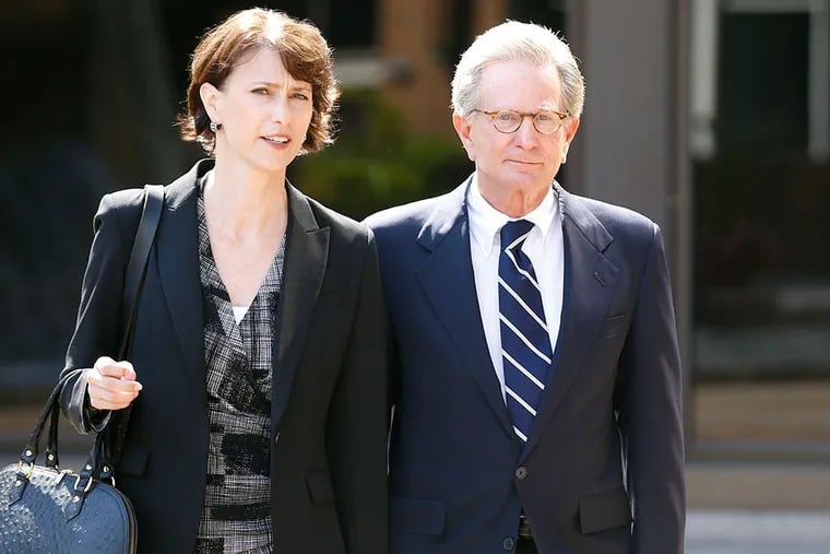 Herbert Vederman, with attorney Catherine Recker, made his first court appearance since being charged as a co-conspirator in the case. (YONG KIM / Staff Photographer)