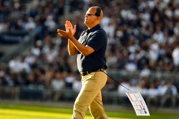 Penn State's James Franklin spent a portion of Auburn week dealing with USC  rumors
