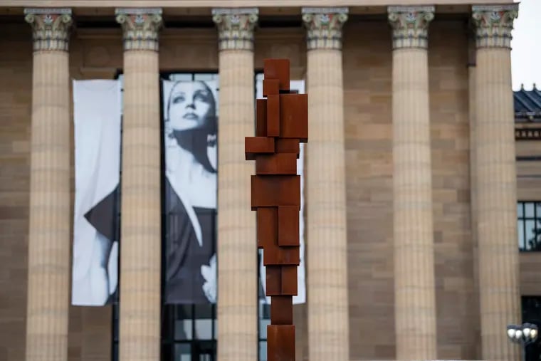 The columns of the Philadelphia Museum of Art on Jan. 23. An art museum curator helped start a spreadsheet listing the salaries and working conditions of museum workers.