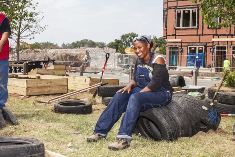 PennDesign student Maya Thomas began looking at the PHA redevelopment for a class assignment. Thomas, who was president of a student group called Diverse Design, learned of the Peace Park’s plight and offered to help.
