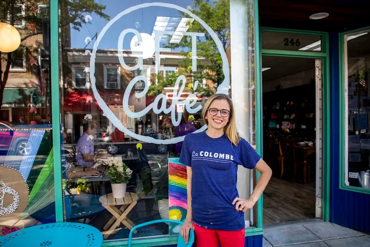 Brooke Goodspeed, 41, of Wynnewood, runs GET Cafe, on Haverford Ave. in Narberth. There, people with disabilities can gain experience working a paid job.
