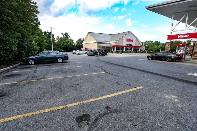 A 14-year-old girl was allegedly held by the 18th Street gang in Malvern after she was picked up from a party in D.C. She was rescued at this Wawa parking lot in Malvern.