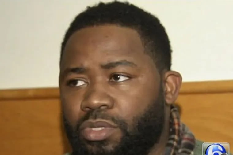 Randolph Sanders, shown in a frame taken from video, worked with the victim, 56-year-old Kim Jones. PHOTO: Courtesy 6ABC.com