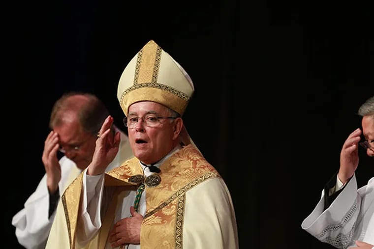 More than 3,500 Catholic educators from throughout the region gather at the Convention Center for Archbishop Chaput's first-ever Archbishop's Day for Teachers and Administrators on Friday, October 31, 2014. ( DAVID SWANSON / Staff Photographer )