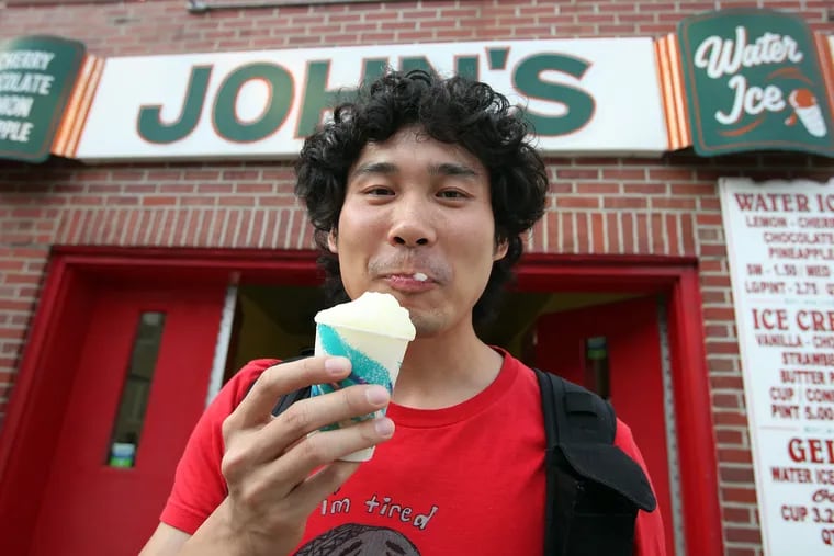 John's Water Ice at Seventh and Christian Streets is many smiles apart from the rest of the frozen-dessert pack.