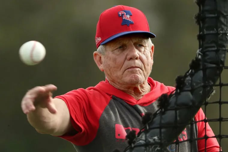 At 75, Larry Bowa is still going strong as a spring-training guest instructor for the Phillies.