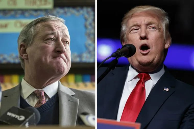 Mayor Kenney isn't worried about President-elect Donald Trump's threat to cut funding for "sanctuary cities."