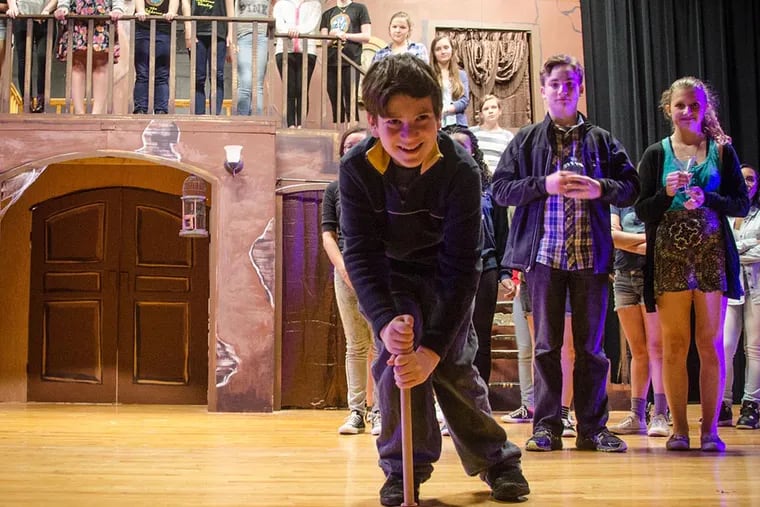 Oren Schwartz as Pugsley in Cedarbrook’s “The Addams Family.” (MEAGHAN POGUE /
Staff Photographer)